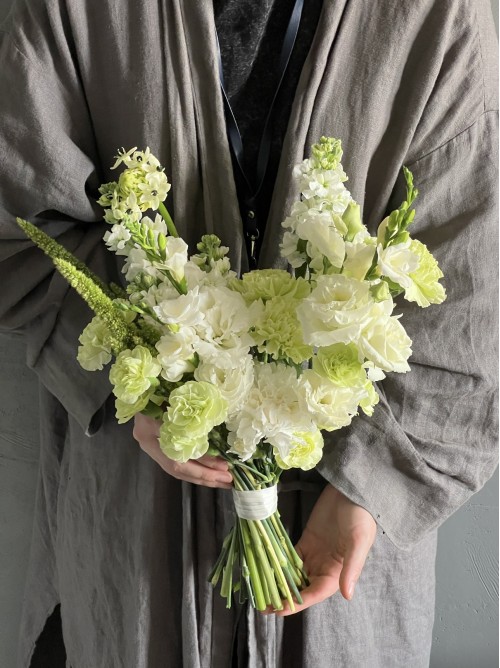 Букет невесты №9 В белых тонах