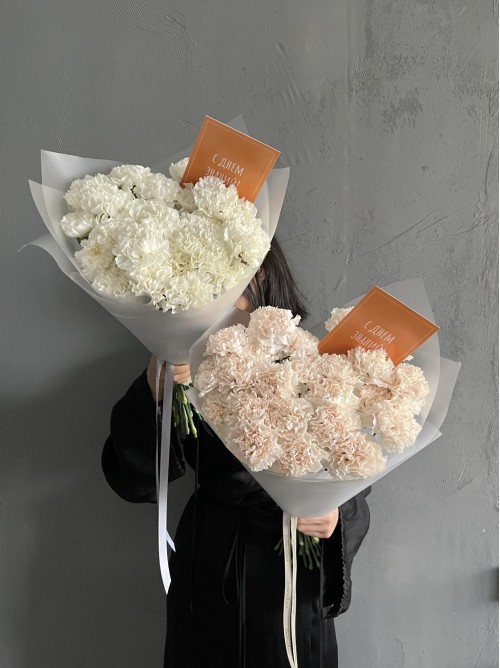 Монобукет из нежных диантусов