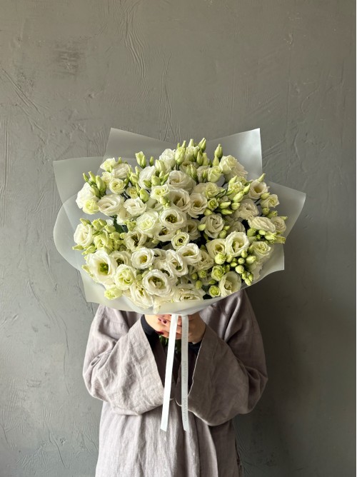 Букет воздушных белых эустом