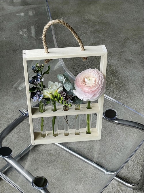 Колбы с цветами №1