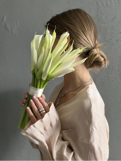 Букет невесты №2 Белые каллы