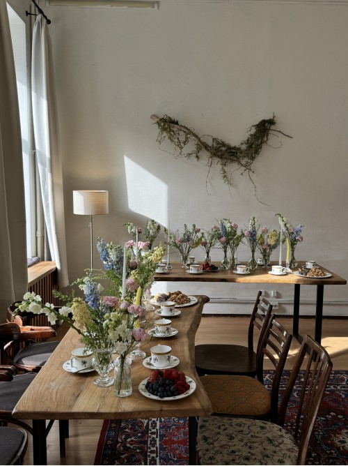 Цветочное оформление девичника